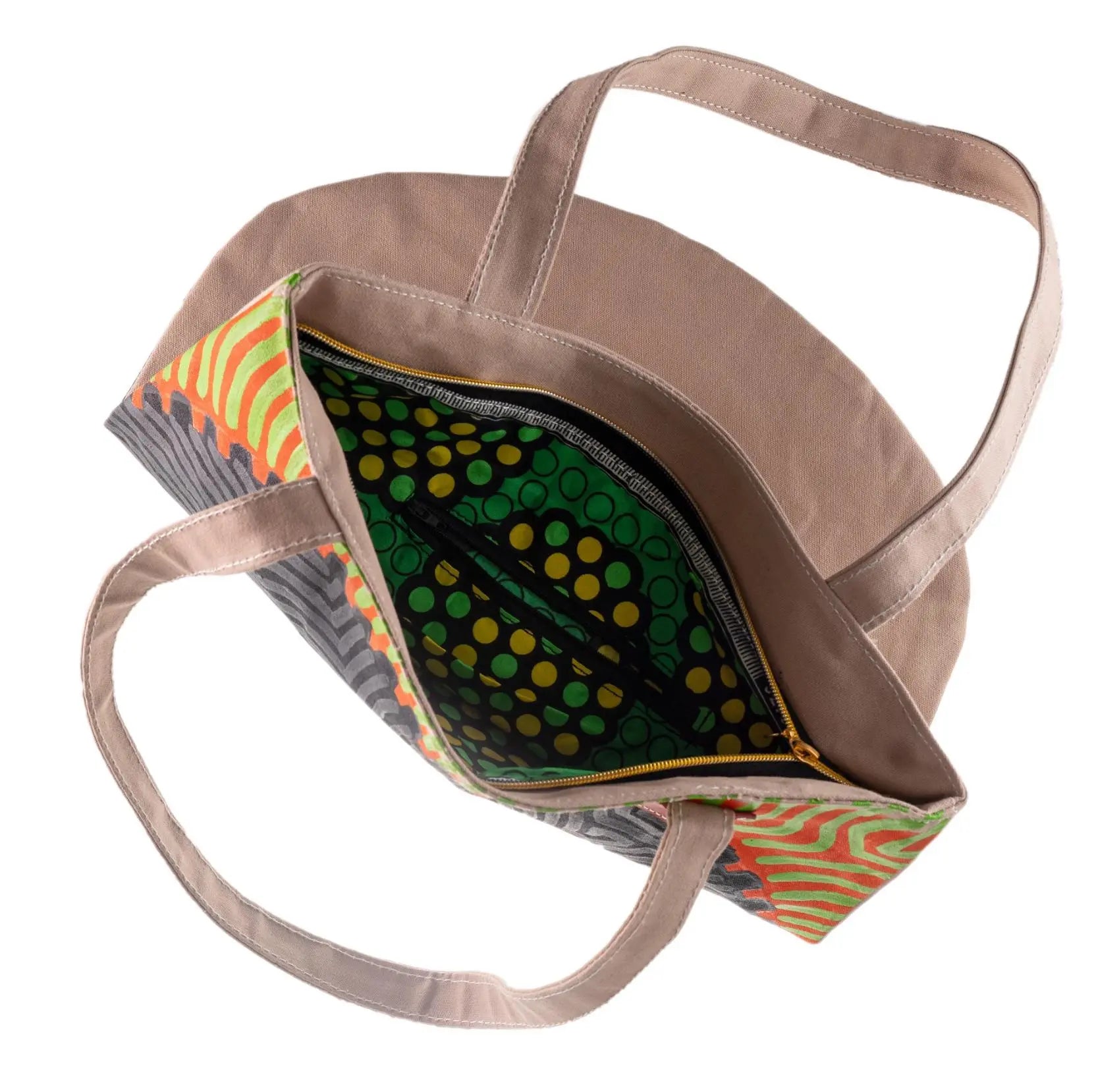 The Painted Ladies Tote No.12 - Lining & Zipper