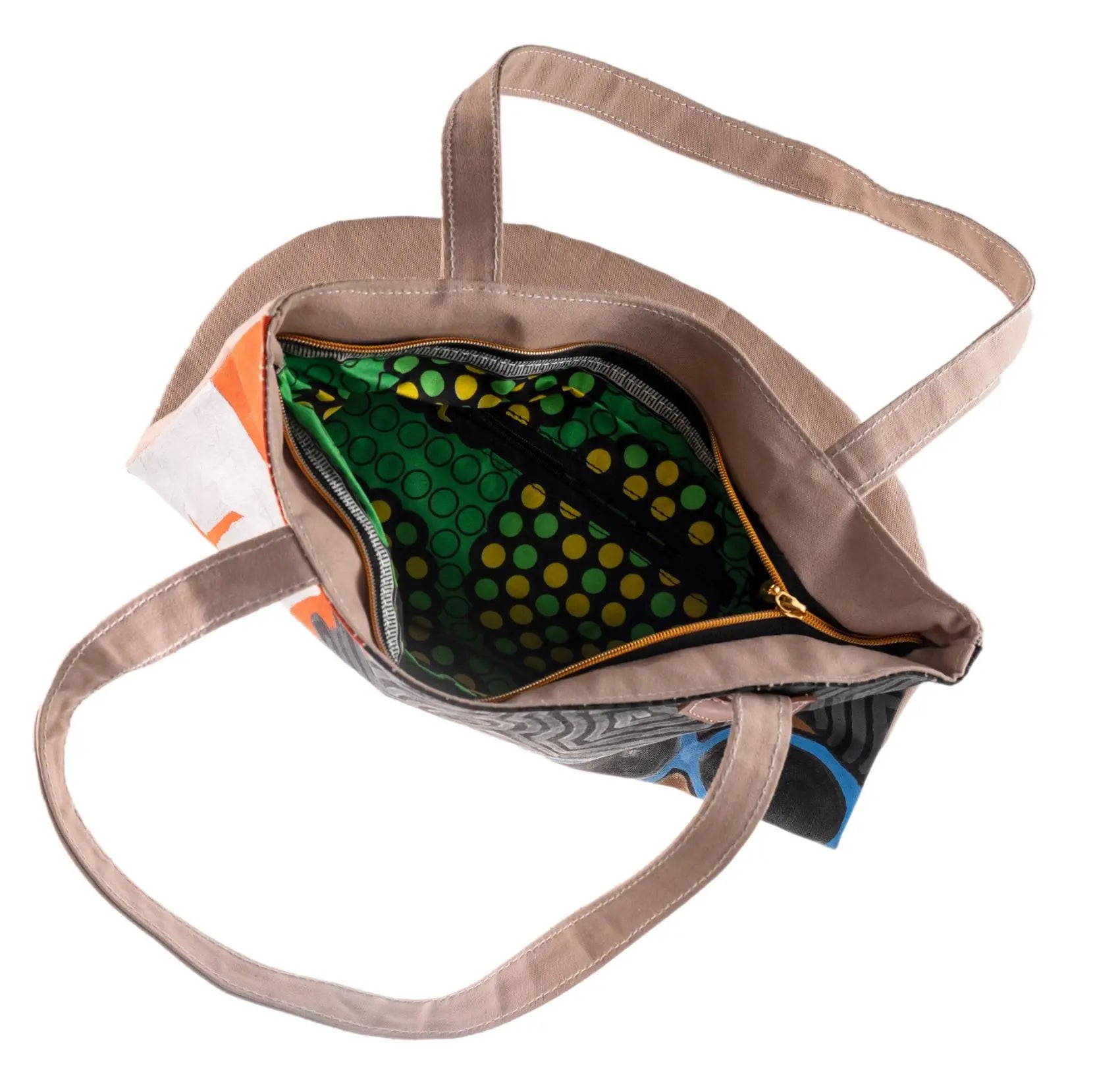 The Painted Ladies Tote No.13 - Lining & Zipper