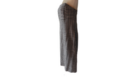 Houndstooth Strapless Wool Dress