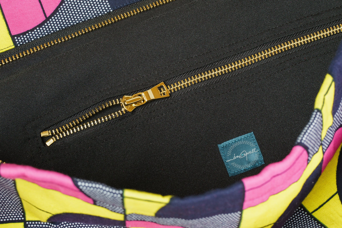 バッグ JAST SHOW TOTE BAG VALLAD IO 3328 Wave Design Non-Woven Tote Bag - Hit Promotional Products