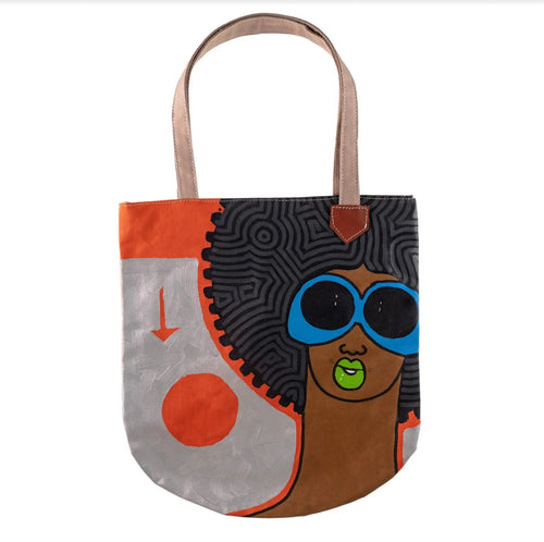 The Painted Ladies Tote No.13 - Iva Jewell